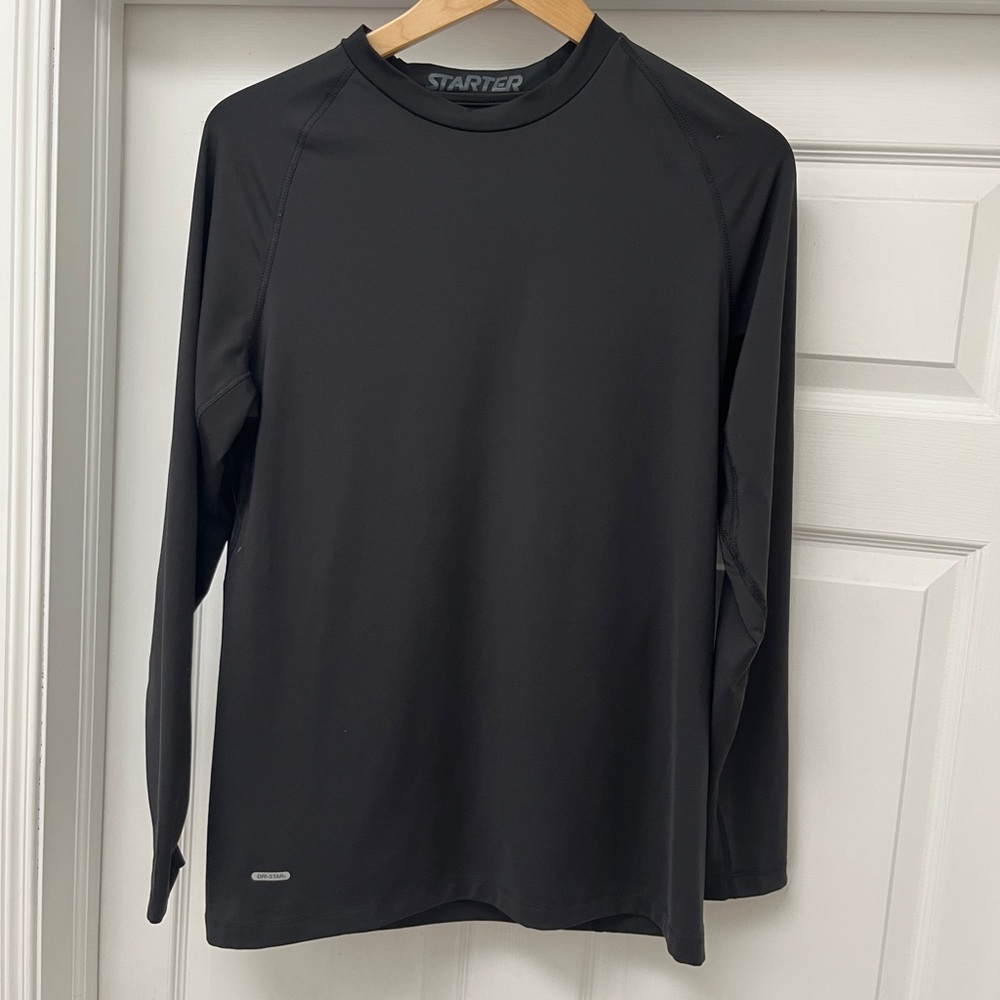 Starter Jet Black Performance Long Sleeve men’s large